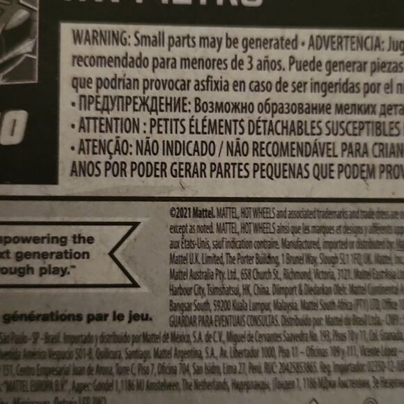 Street Cleaver Hot Wheels HW Metro Car NIP - Picture 5 of 9